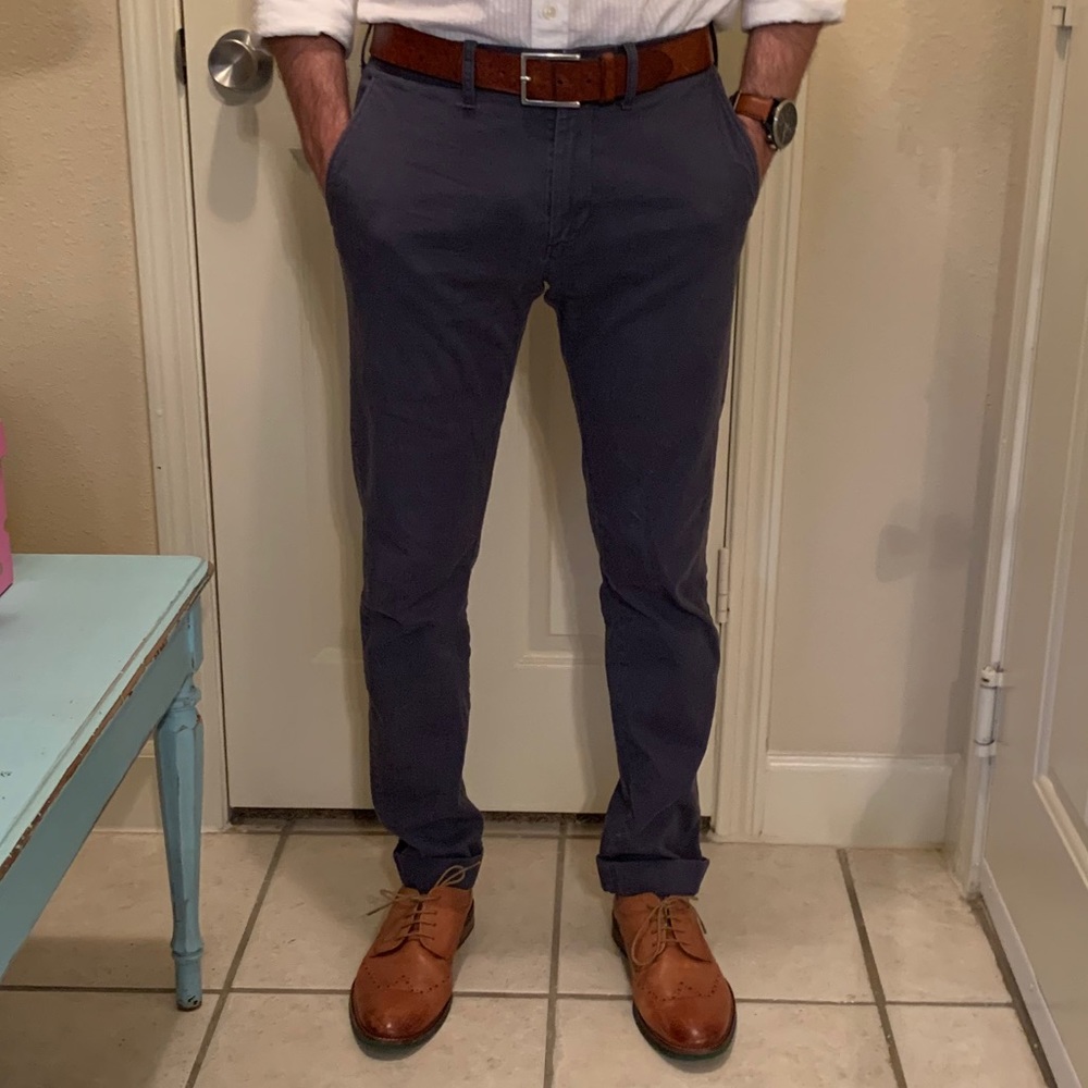 Blue J Crew Chinos